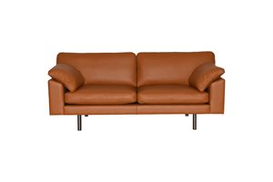 Palermo sofa - Cognac læder - 2,5 + 3 pers. sofasæt - Stærk pris
